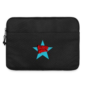 Superhero Superhelden - Laptoptasche 15" - Schwarz - Vorne