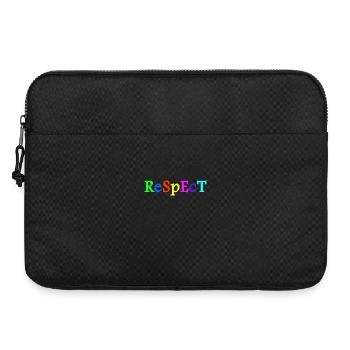 Respect Acceptance Tolerance Recognition Validity - Laptop bag 15" - black - Front