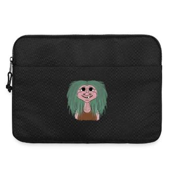 Norwegen Troll Mädchen Urlaub Fjord Mythologie - Laptoptasche 15" - Schwarz - Vorne