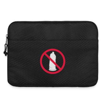 no forbidden shield condom with protection - Laptop bag 15" - black - Front