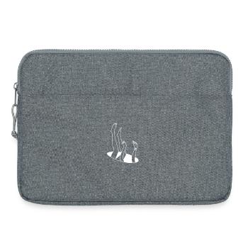 Loch Falle Optische Täuschung - Laptoptasche 15" - Grau meliert - Vorne
