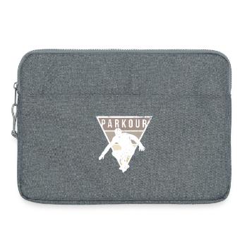 Parkour freerunning passe-temps sportif urbain cadeau - Sacoche pour ordinateur portable 15 pouces - gris chiné - Devant
