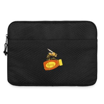 Abeille sur bouteille de miel pour apiculteur - Sacoche pour ordinateur portable 15 pouces - noir - Devant