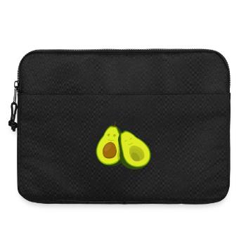 Amitié câline avocate - Sacoche pour ordinateur portable 15 pouces - noir - Devant