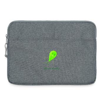 Giardia Lamblia - Laptop bag 15" - heather grey - Front