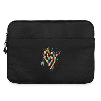 Geek Heart - Laptop bag 15" - black - Front
