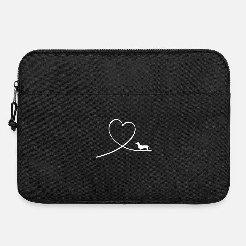 Dachshund I Dackelliebhaber Geschenk I Hund - Laptoptasche 15" - Schwarz