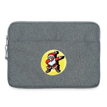 Cool Dab Dabbing Santa Claus Xmas Christmas - Laptop bag 15" - heather grey - Front