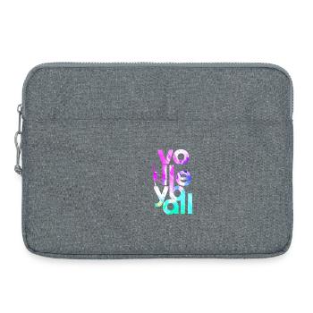 volley-ball - Sacoche pour ordinateur portable 15 pouces - gris chiné - Devant