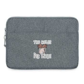 Wissenschaft - Laptoptasche 15" - Grau meliert - Vorne