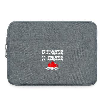 grillmaster of desaster - Laptoptasche 15" - Grau meliert - Vorne