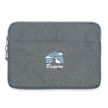 Bavaria, Mountains, , Gift - Laptop bag 15" - heather grey - Front