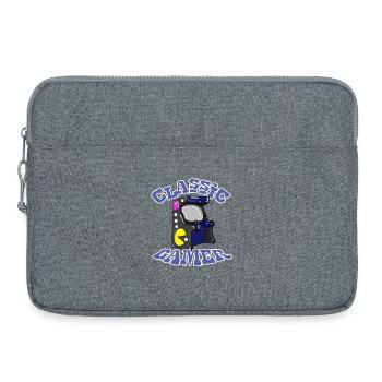 Game gambling gift - Laptop bag 15" - heather grey - Front