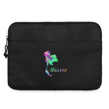 Thailand Map in Colorful Design Gift - Laptop bag 15" - black - Front
