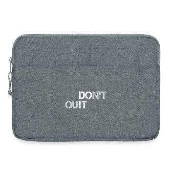 Motivation de l'athlète - Sacoche pour ordinateur portable 15 pouces - gris chiné - Devant
