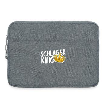 Schlager King Schlager King Déclaration de musique folklorique - Sacoche pour ordinateur portable 15 pouces - gris chiné - Devant