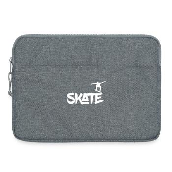 Skater skate - Laptop bag 15" - heather grey - Front