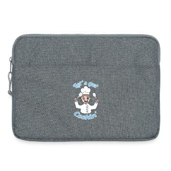 Let's cook! - Laptop bag 15" - heather grey - Front
