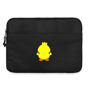 Poussins, Pâques, animaux pour enfants, douces frises - Sacoche pour ordinateur portable 15 pouces - noir - Devant
