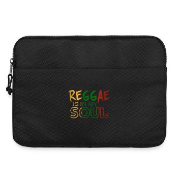 Reggae Seele in bunten Farben - Laptoptasche 15" - Schwarz - Vorne