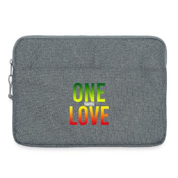 One Love Gradient : Unité dans la couleur - Sacoche pour ordinateur portable 15 pouces - gris chiné - Devant