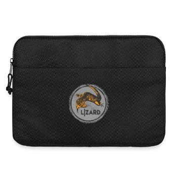 Creative Lizard Illustration Print - Laptop bag 15" - black - Front
