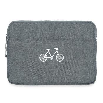 Vélo de course vélo de course cycliste vélo France tour - Sacoche pour ordinateur portable 15 pouces - gris chiné - Devant