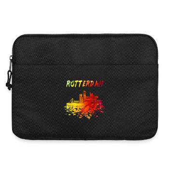 Rotterdam Skyline / Cadeau ville Pays-Bas - Sacoche pour ordinateur portable 15 pouces - noir - Devant