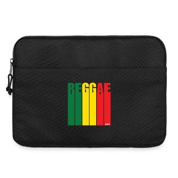 Bannière Reggae Color Block - Sacoche pour ordinateur portable 15 pouces - noir - Devant