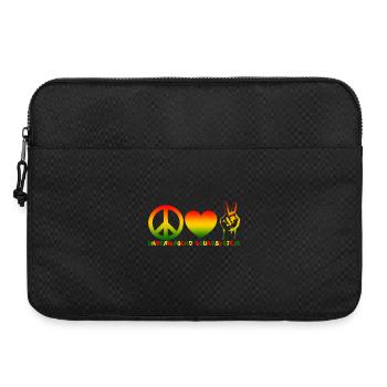 Système de son Peace Love - Sacoche pour ordinateur portable 15 pouces - noir - Devant