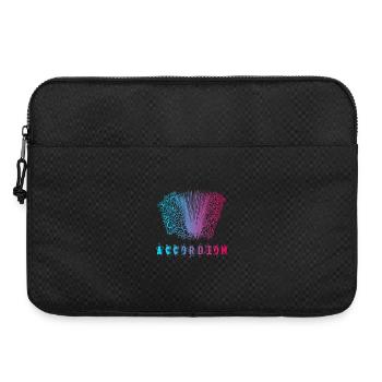 Accordéon Design / Instrument de musique Accordion - Sacoche pour ordinateur portable 15 pouces - noir - Devant