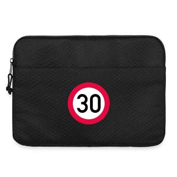 30 ans Attention ! Panneau de signalisation 30 km/h - Sacoche pour ordinateur portable 15 pouces - noir - Devant