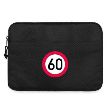 60 ans Attention ! Panneau de signalisation 60 km/h - Sacoche pour ordinateur portable 15 pouces - noir - Devant