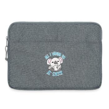 Koala - Laptoptasche 15" - Grau meliert - Vorne