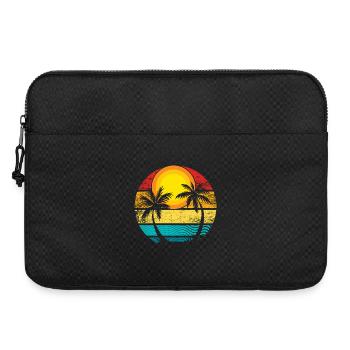 Summer - Sun - Sunshine - Laptop bag 15" - black - Front