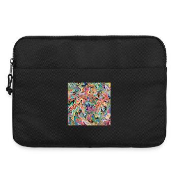 tapis de souris coloré tapis de souris coloré - Sacoche pour ordinateur portable 15 pouces - noir - Devant