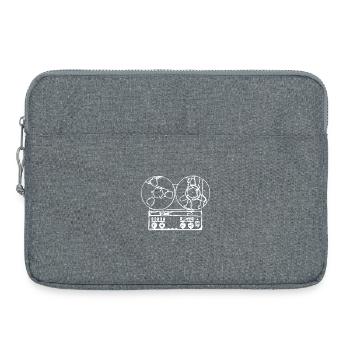 Retro - Laptop bag 15" - heather grey - Front