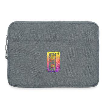 80er Party - Laptoptasche 15" - Grau meliert - Vorne