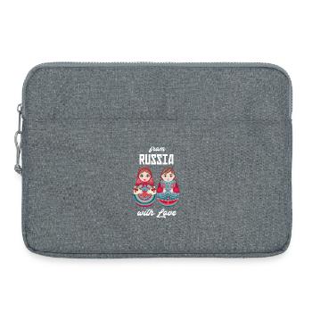 Russie Matrochka URSSS Cadeau de poupée russe - Sacoche pour ordinateur portable 15 pouces - gris chiné - Devant