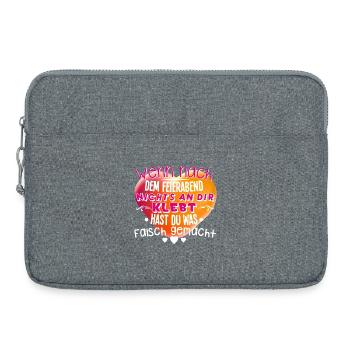 Erzieherin - Laptoptasche 15" - Grau meliert - Vorne