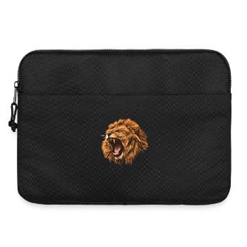 Lion rugissant cadeau - Sacoche pour ordinateur portable 15 pouces - noir - Devant