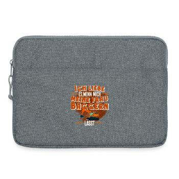 excavator - Laptop bag 15" - heather grey - Front