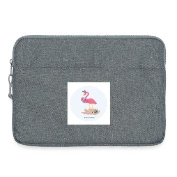 Nouveau lapin de Pâques - Sacoche pour ordinateur portable 15 pouces - gris chiné - Devant