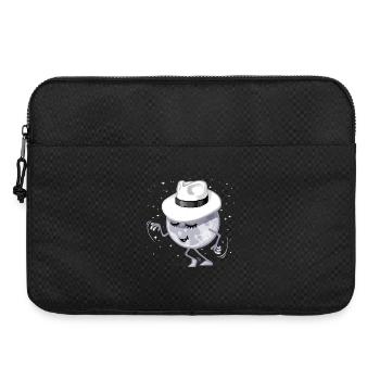 Lune qui danse - Sacoche pour ordinateur portable 15 pouces - noir - Devant
