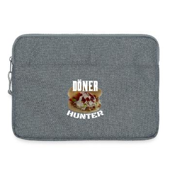 Chasseur de kebab - Sacoche pour ordinateur portable 15 pouces - gris chiné - Devant