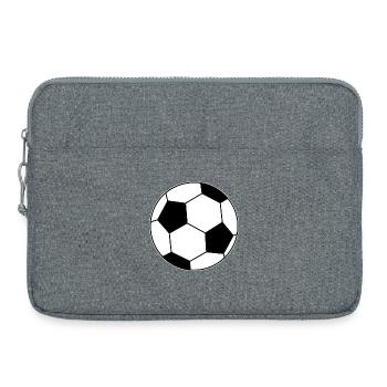 Football - Sacoche pour ordinateur portable 15 pouces - gris chiné - Devant