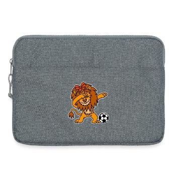 Dab Dabbing Lioness women's Football England - Laptop bag 15" - heather grey - Front