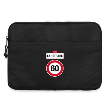 La retraite - Sacoche pour ordinateur portable 15 pouces - noir - Devant