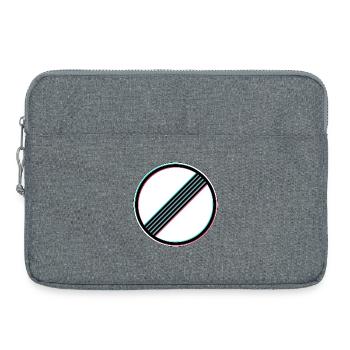 Unlimited glitch - Laptop bag 15" - heather grey - Front