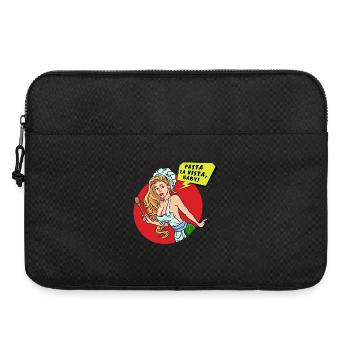 Spaghetti Sexy Woman Pasta Asciutta Italie - Sacoche pour ordinateur portable 15 pouces - noir - Devant